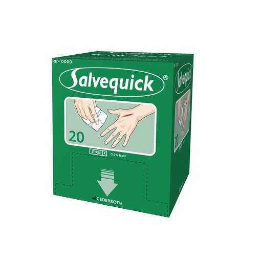 Salvequick sårtvätt refill 323700, 20 st